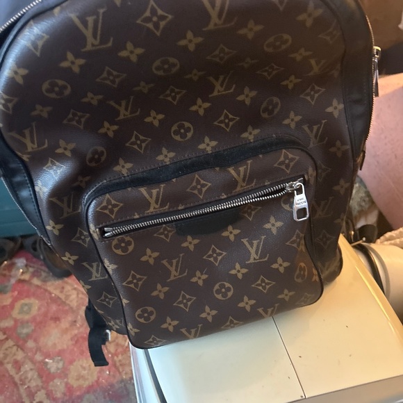 Louis Vuitton Black Monogram Canvas Josh Backpack Louis Vuitton